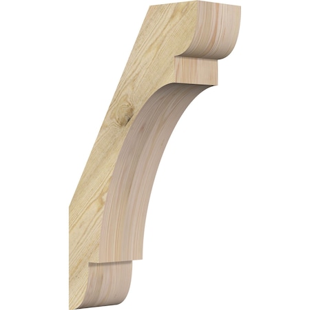 6"W x 16"D x 28"H Olympic Rough Sawn Knee Brace, Douglas Fir
